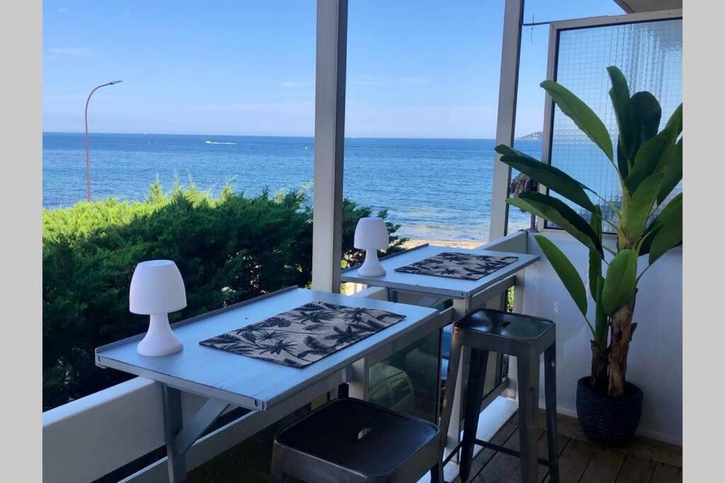 Charmant Studio Avec Terrasse Vue Mer A 50 M Sainte-Maxime Eksteriør bilde